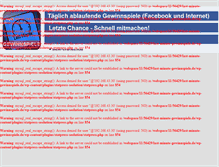 Tablet Screenshot of last-minute-gewinnspiele.de